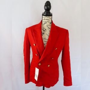 Red Zara Blazer